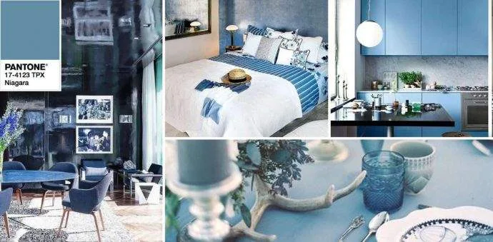 Il colore pantone 17-4123 per il tuo matrimonio con vari esempi d'uso.