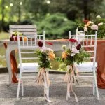 Il tavolo per il cerimoniere di una cerimonia civile a Villa Acquaroli