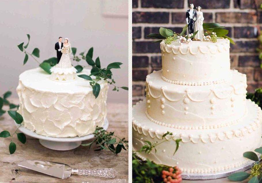 torta nuziale vintage